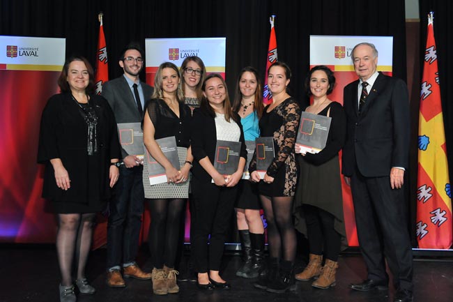 Boursiers de la faculté d'aménagement, d'art, d'architecture et de design