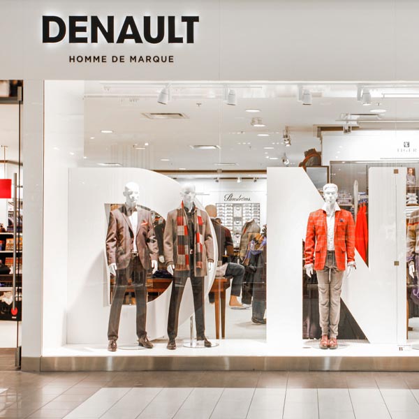 Prix étalage en vitrine